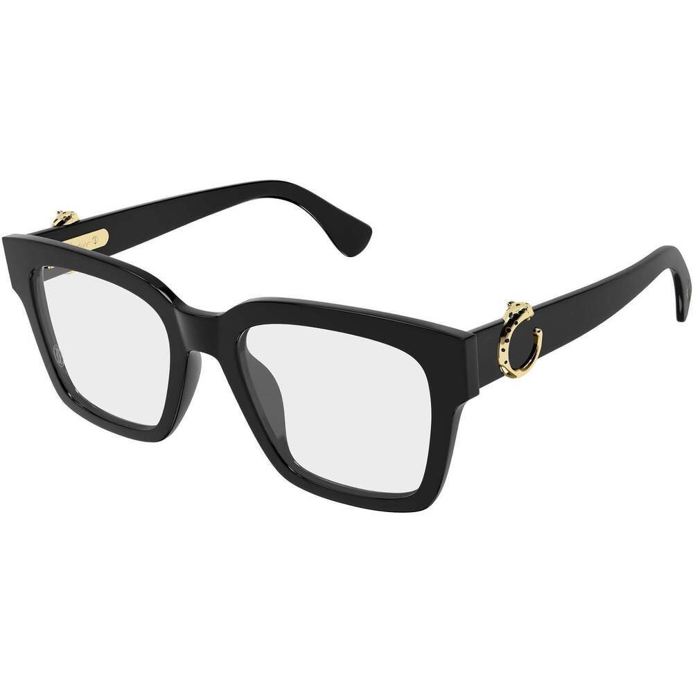 Cartier CT0640o-001 Eyeglasses Black Acetate